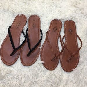 Bundle Flat Sandals.
